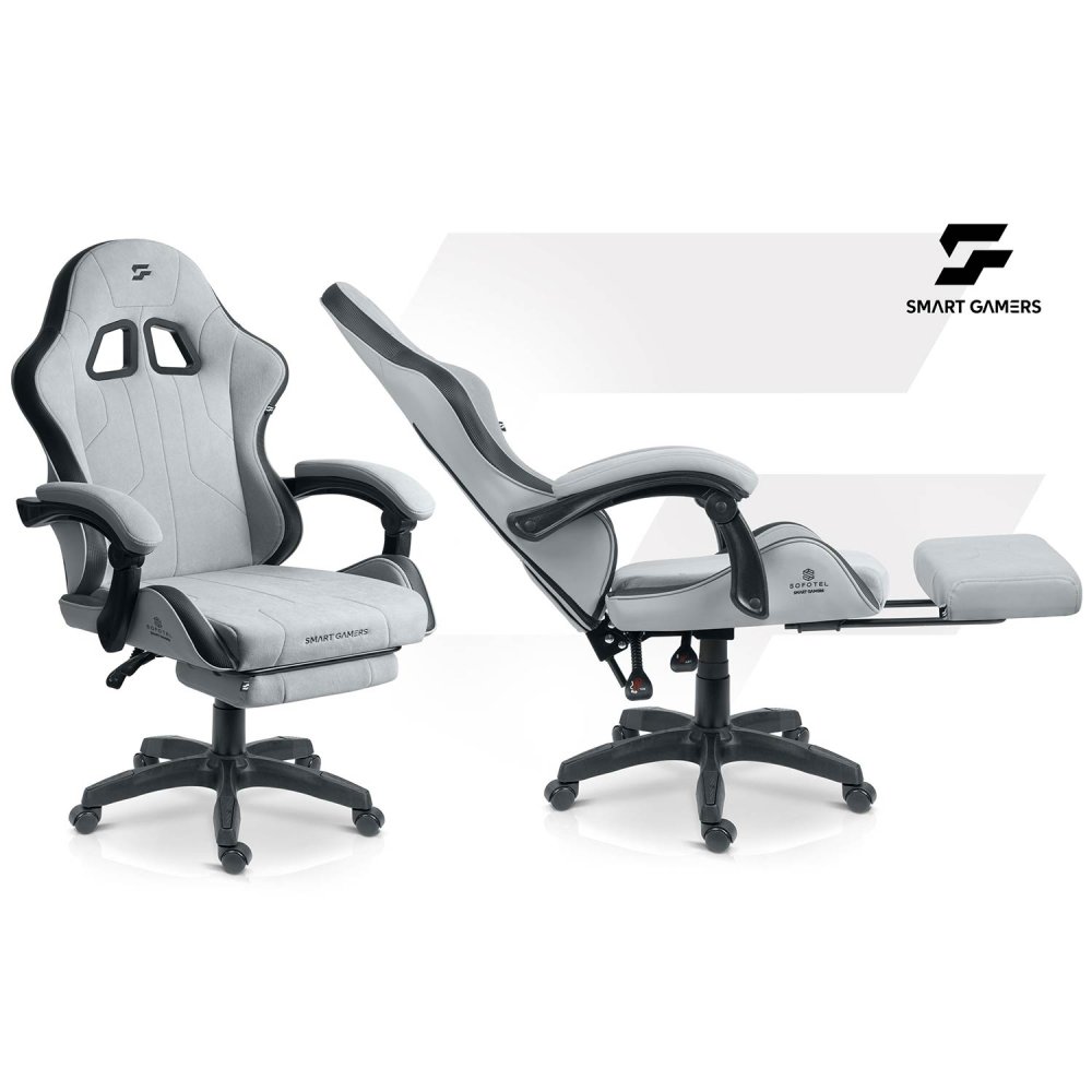 Ergonomic Swivel Gaming Chair with Footrest Lokar Sofotel (1)