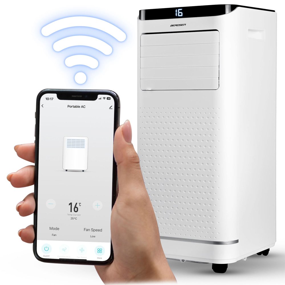 Portable Air Conditioner Berdsen BD-583 9000 BTU with Wi-Fi & Dehumidifier (3)