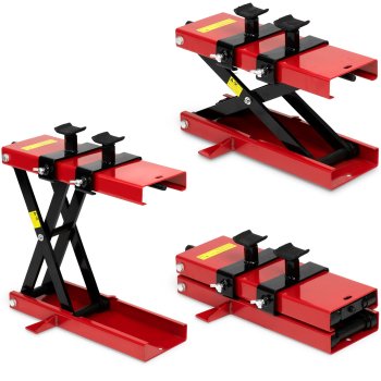 Humberg MP1 Motorcycle Wheel Chock Stand, 500 kg, black-red