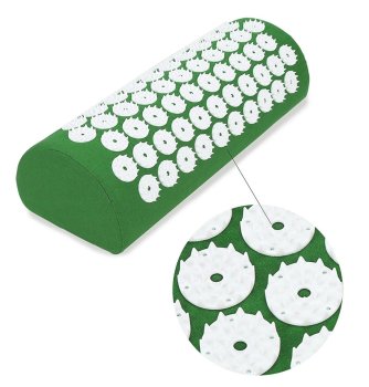 Acupressure Neck Pillow (40x15cm), Green