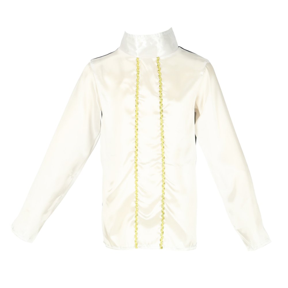 Kids King Costume with Crown and Cape for Fancy Dress M (110-120 cm) (1)