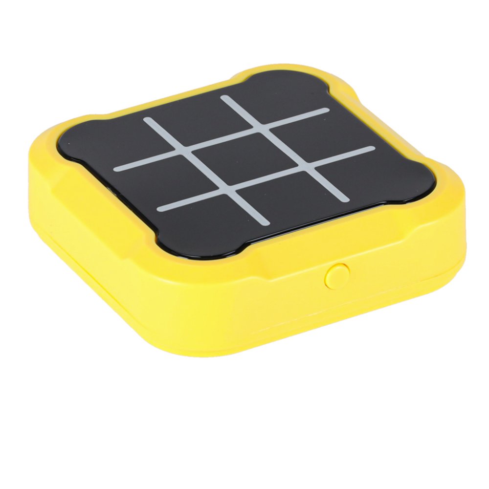 Handheld Electronic Tic-Tac-Toe Game 4-in-1, Yellow (1)