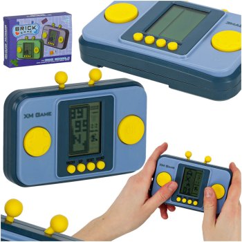 Retro Handheld Game Console with Classic Arcade Games, Grey