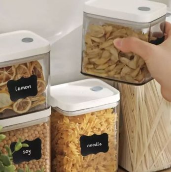 Self-Adhesive Labels, 24 Pcs, with Marker, 5×3.5 cm