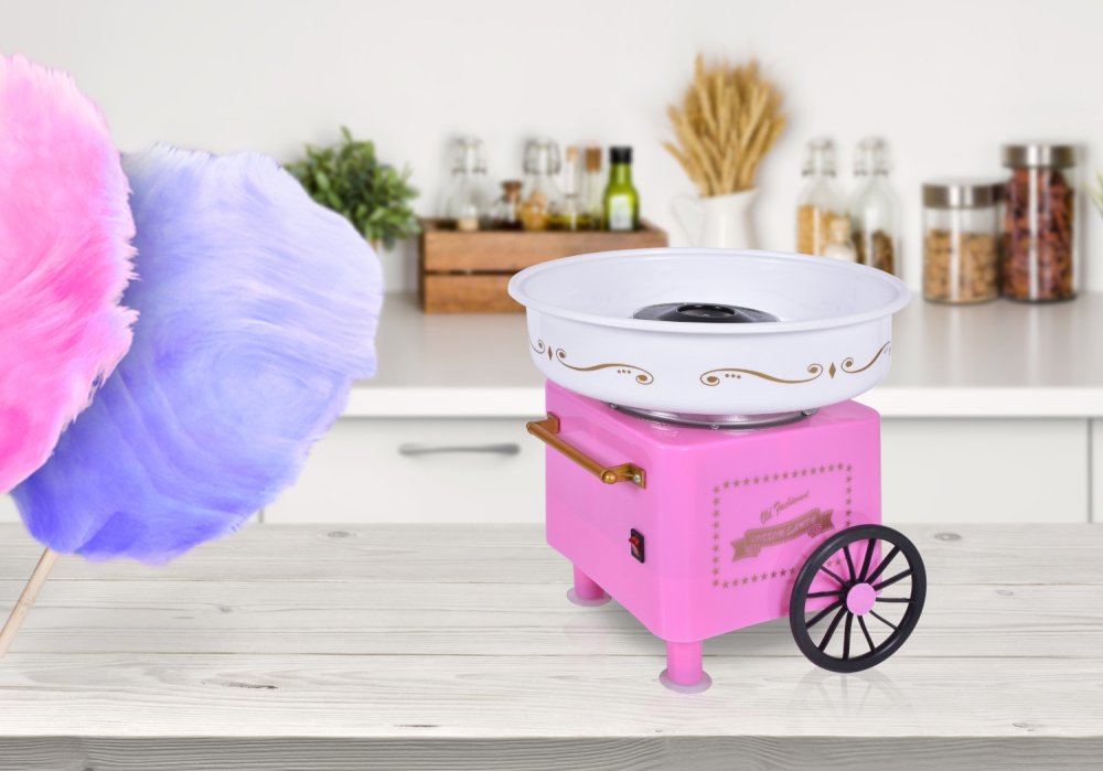 Cotton Candy Floss Sugar Wool Making Machine, Red (6)