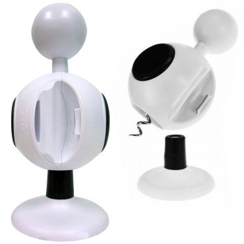 Universal Jar and Bottle Opener with Corkscrew (Assorted Colors)