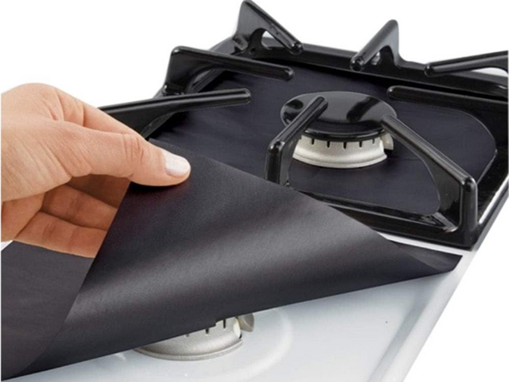 Teflon Gas Stove Burner Protection Mat, 4 pcs. (4)