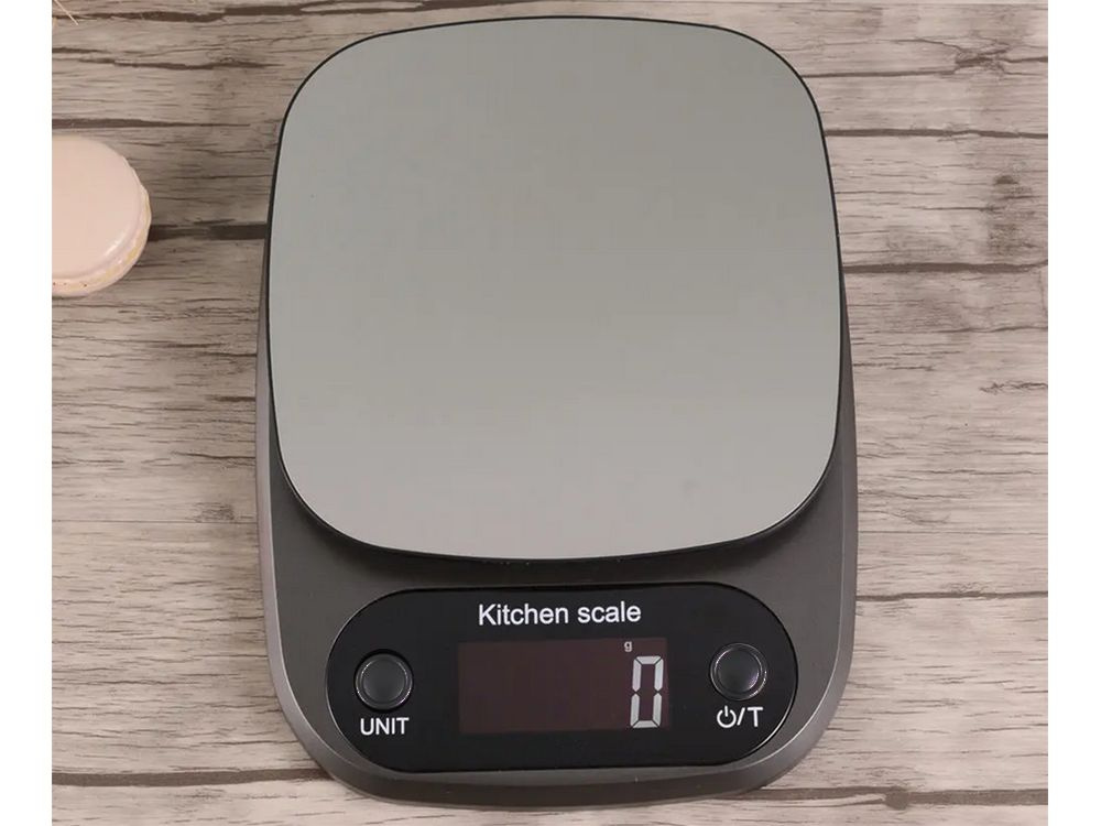 Digital LCD Kitchen Scale 1 g–10 kg High Precision, black (2)