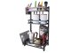 3-Tier Kitchen Counter Organizer, Standing Spice Rack, Loft Style, Black