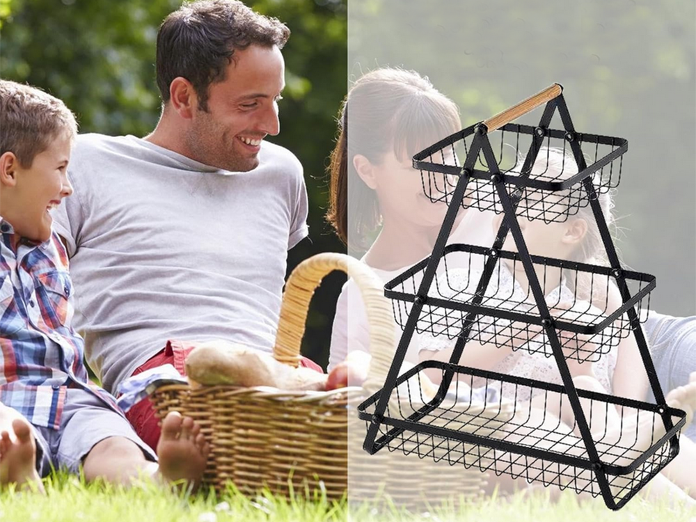 Three-Level Kitchen Shelf Organizer (2)