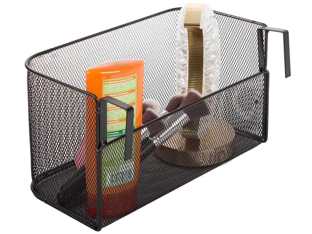 Basket basket metal organizer hanging door shelf kitchen (3)