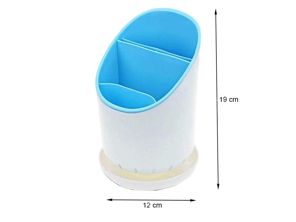 Kitchen Organiser Cutlery Drainer Dryer, Blue (0)