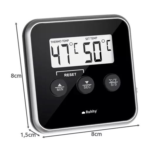 Kitchen Thermometer with Probe Ruhhy 19155 (7)