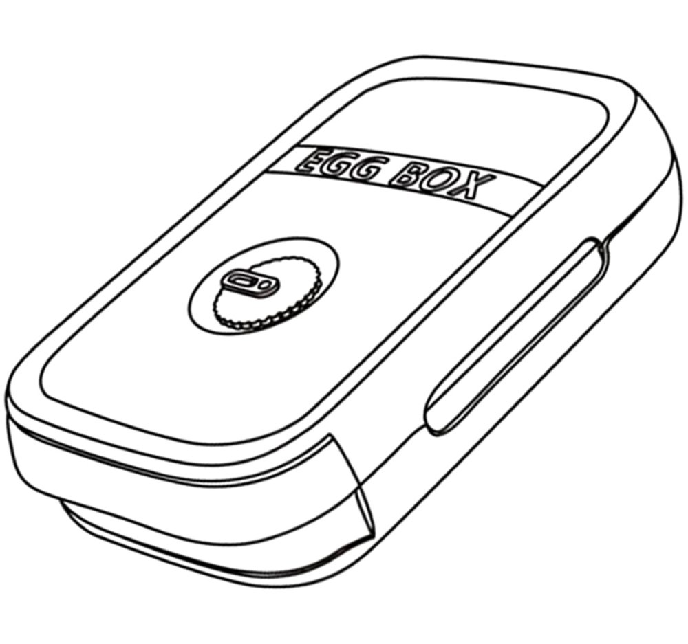 Egg Container Box, White (0)