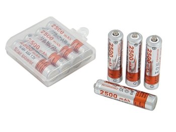 Star Power Rechargeable 4xAAA Batteries, 2500mAh, 1.2V