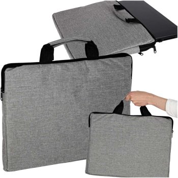 Business Laptop Bag for 15.6 Inch Laptops Unisex Briefcase, Grey