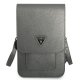 Guess Laptop Backpack Bag Handbag, Gray Saffiano Triangle