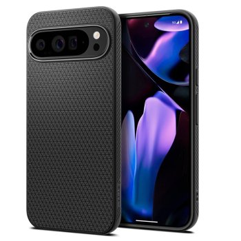 Google Pixel 9 Pro XL Spigen Liquid Air TPU Case Cover, Black