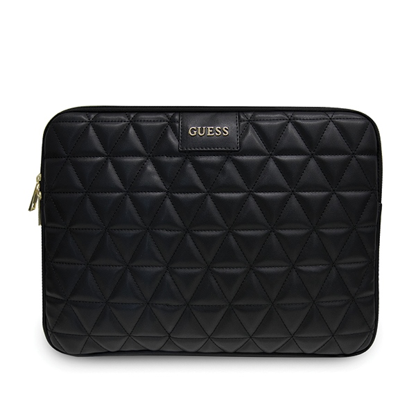 Guess Quilted cover a 13" laptop - black