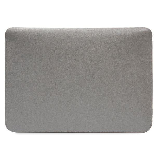 Karl Lagerfeld Saffiano Karl&Choupette case for a 14" laptop - silver (1)