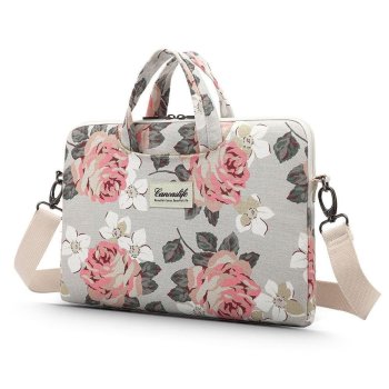 Canvaslife Briefcase Laptop 15-16", White Rose