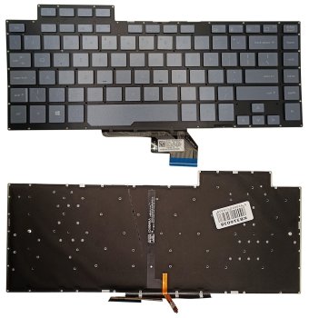 ASUS StudioBook H500GV Laptop Keyboard, US layout, backlit, black