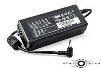 Extra Digital Notebook power supply ASUS 220V, 45W: 19V, 2.37A plug 3.0 x 1.1mm
