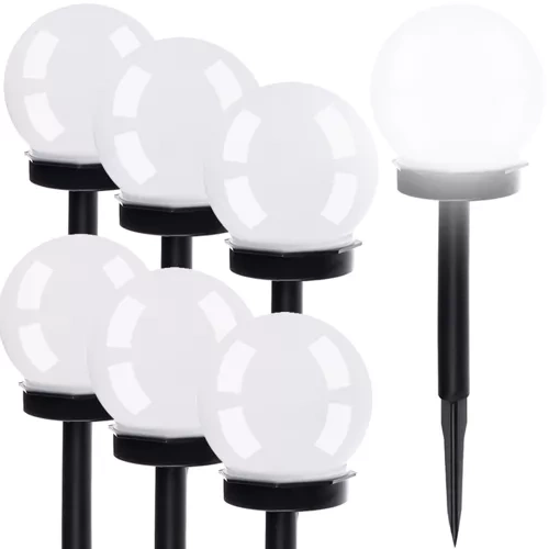 Solar Powered Garden Sphere Lights, Set of 6 23562