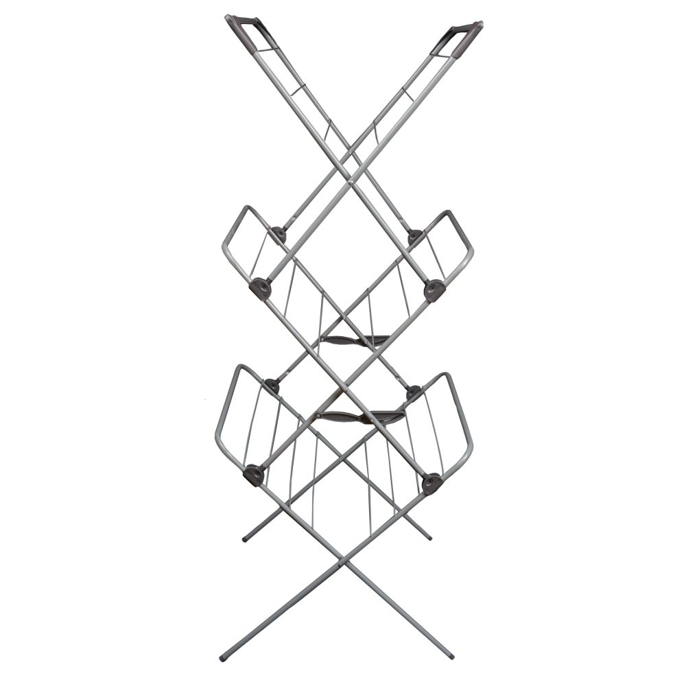 ModernHome Vertical 3-Tier Clothes Drying Rack, 15m Drying Space (0)