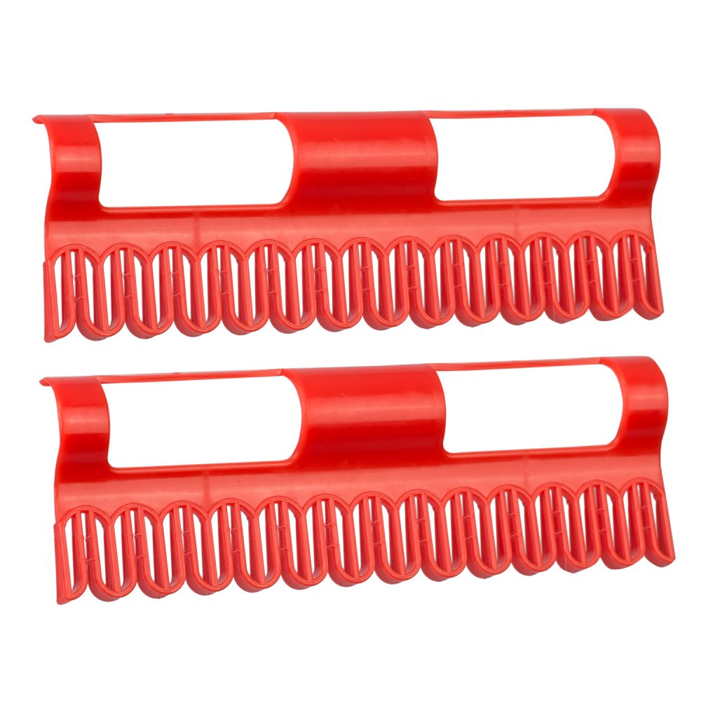 Massido Sock Holders for Drying Rack 2 Pack, Red (1)