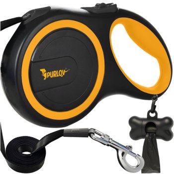 Purlov Retractable Dog Leash 8m for Large Dogs up to 50kg