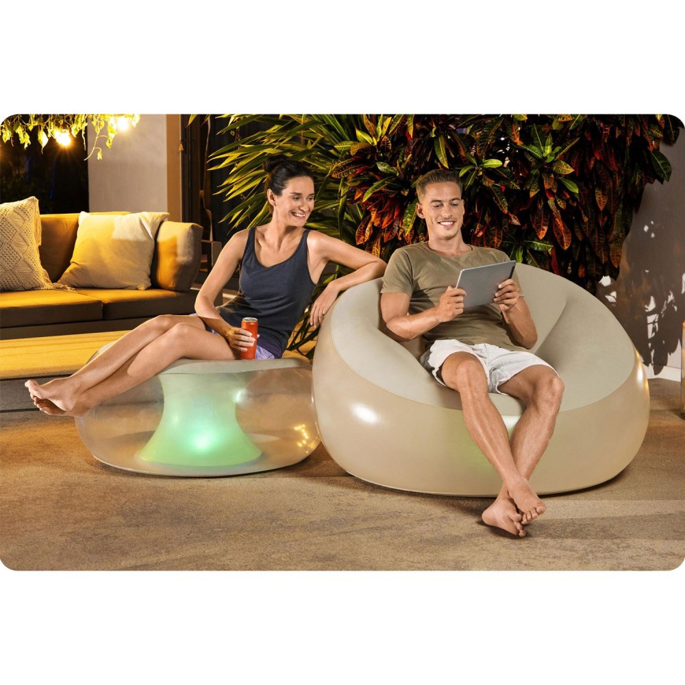 Bestway 75086 Inflatable LED Chair (2)