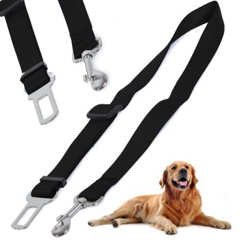Adjustable Dog Car Seat Belt Safety Leash
