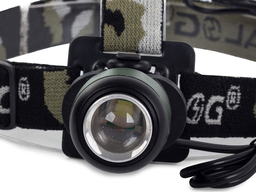 Bailong headlamp CREE XML-T6 with zoom, bike mount, rear light, model B03A (1)