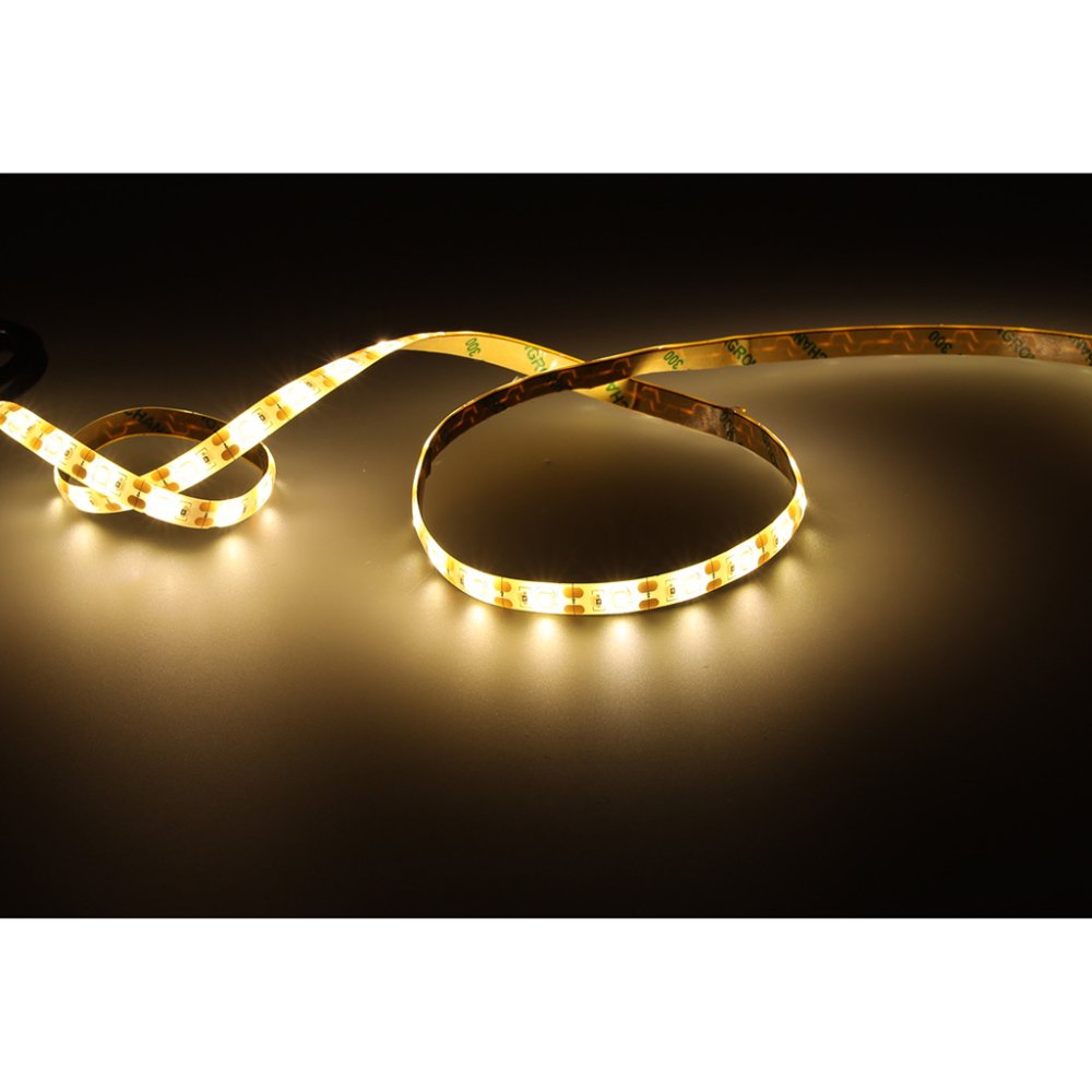 Warm White USB Battery Operated LED Light Strip with Motion Sensor, 1m (0)