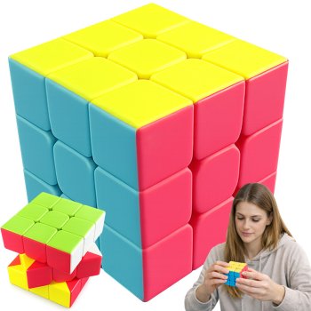 Rubik's Cube 3x3 Educational Speed Cube Logic Puzzle, Multicolor