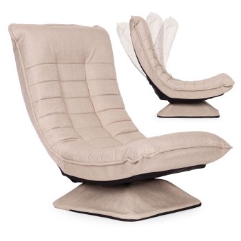 Adjustable Swivel Lounge Chair ModernHome, Beige