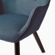 Sofotel Norse Wingback Chair with Footstool, Blue