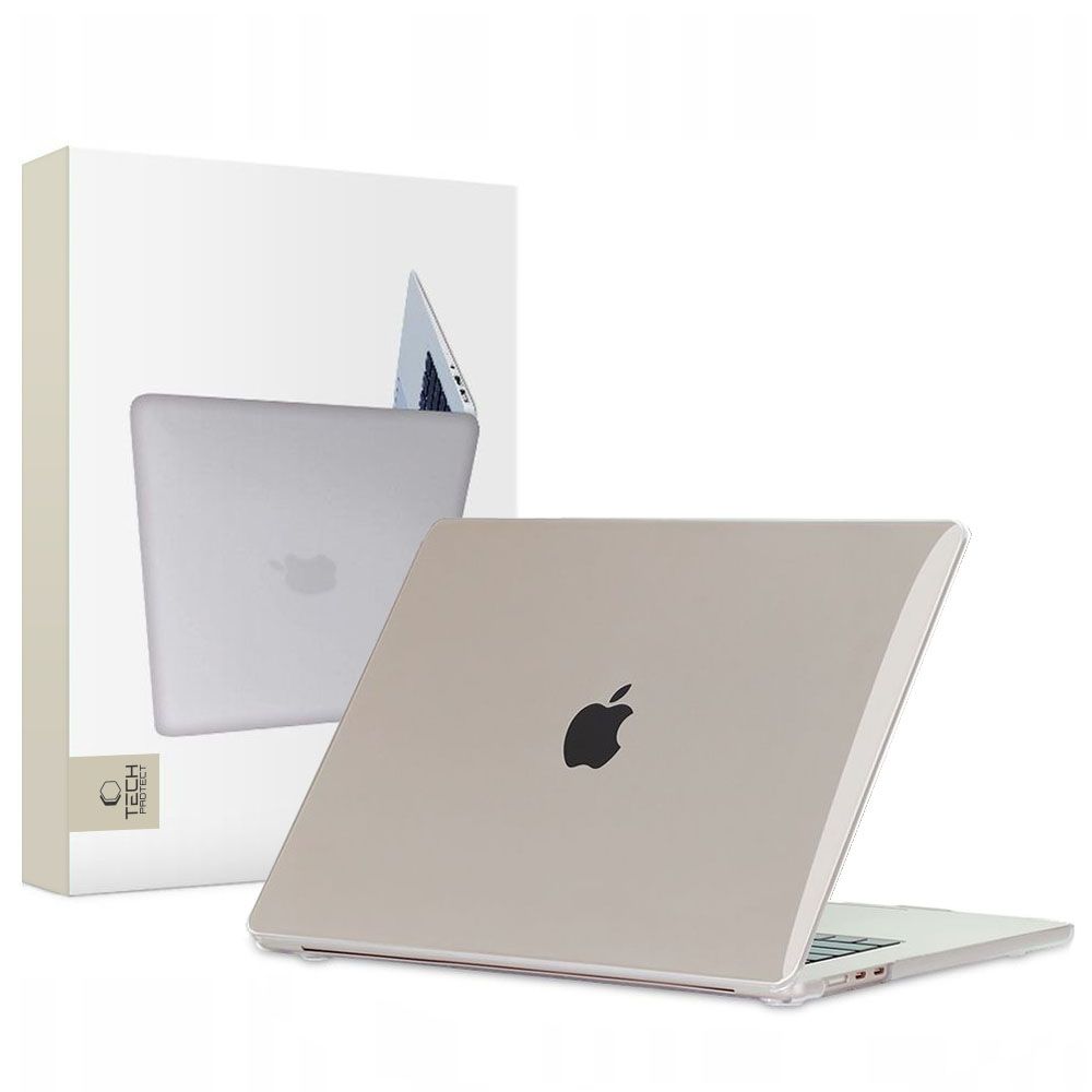 Tech-Protect SmartShell case for MacBook Air 15" M2 / M3 / 2023-2024 - transparent