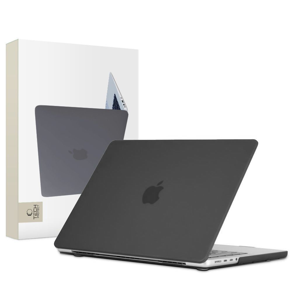 Tech-Protect SmartShell case for MacBook Pro 16" M1 / M2 / M3 2021-2023 - matte black