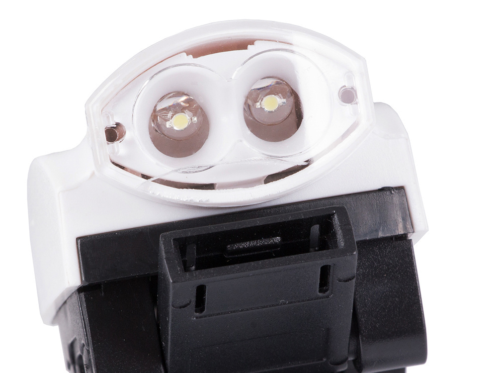 Headband Magnifier with 2 LED Lights, 5 Lenses for Repair & Crafts, White-Black (2)