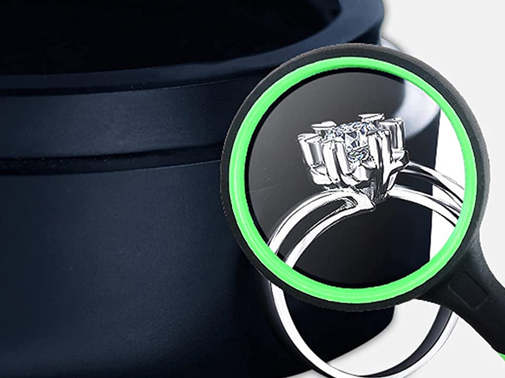 Classic Handheld Magnifying Glass for Reading & Hobbies, 100mm Lens, black-green (2)