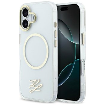 Karl Lagerfeld IML KL Script Logo MagSafe Phone Case Cover iPhone 17 - Transparent