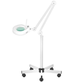 Cosmetology magnifying LED lamp S5 with tripod, white