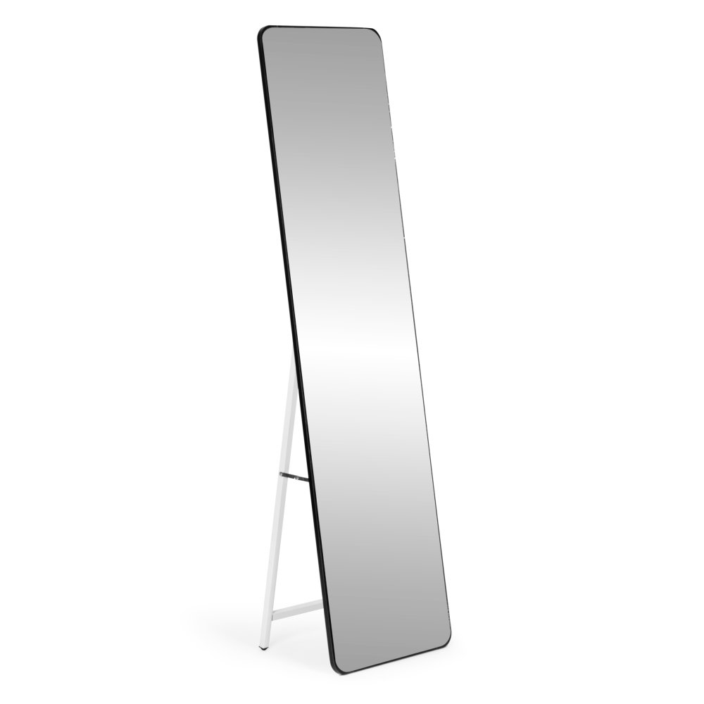 ModernHome Full-Length Floor Mirror with Narrow Frame, 148 cm, Black (2)