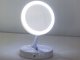 Magnifying Table Makeup Mirror with LED Light Foldable