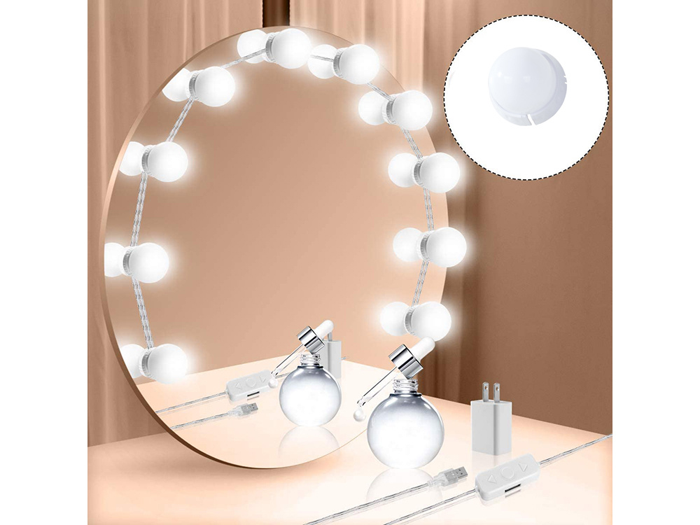 Hollywood Style Vanity Mirror Makeup Dimmable LED Lamps Lights (9)