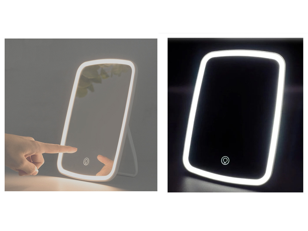 USB Charging LED Light Makeup Mirror Table Desk Cosmetic Vanity Mirror (1)