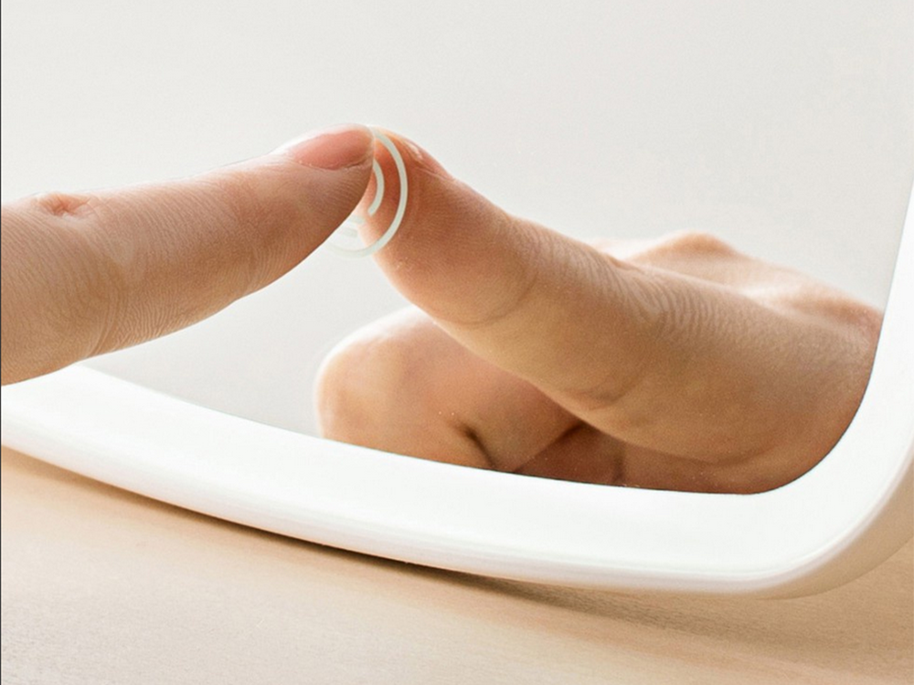 USB Charging LED Light Makeup Mirror Table Desk Cosmetic Vanity Mirror (4)