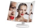 Superstar Magnifying Makeup Mirror with LED Light and 2x 3x Magnification, White
